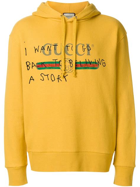 gucci x coco capitan hoodie grailed|Gucci Coco Capitán Logo Hoodie In Yellow .